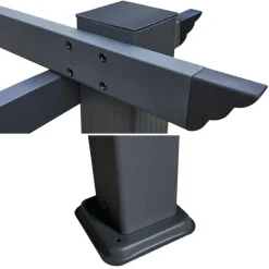 Happy Garden Pergola CASSIS - Bruin - Aluminium