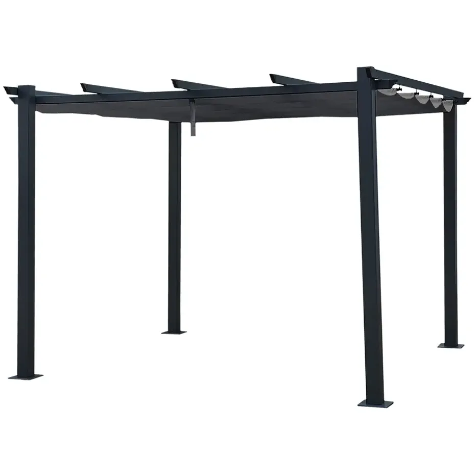 Happy Garden Pergola CASSIS - Grijs - Aluminium