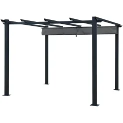 Happy Garden Pergola CASSIS - Grijs - Aluminium