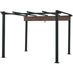 Happy Garden Pergola CASSIS - Bruin - Aluminium