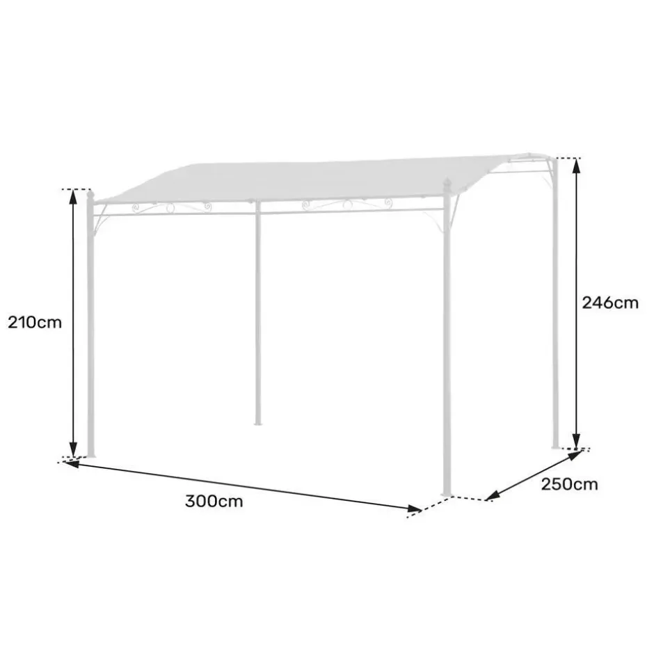 Happy Garden Pergola NICE - Bruin - Staal