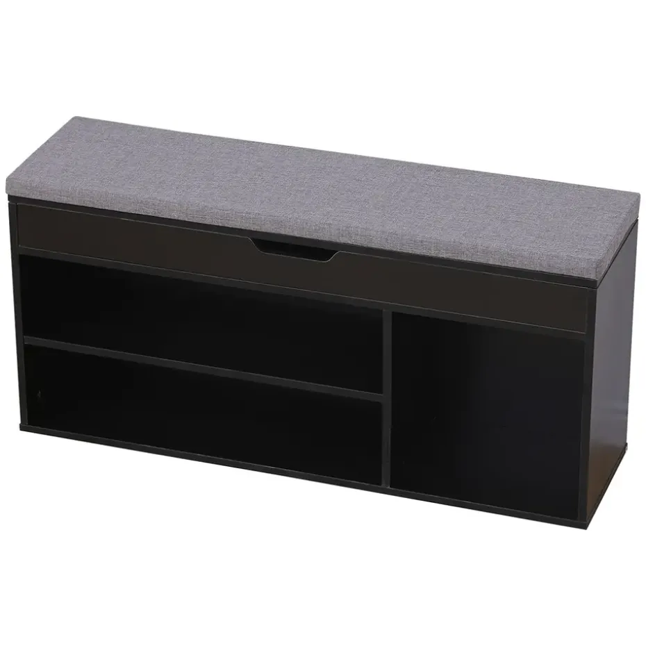 Happy Garden Schoenenkast ALAN - Zwart - MDF