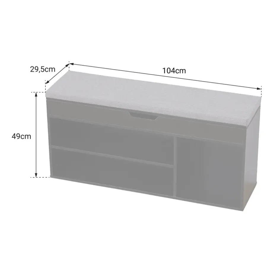 Happy Garden Schoenenkast ALAN - Zwart - MDF