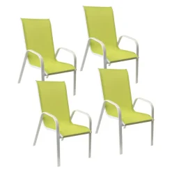 Happy Garden Stoel MARBELLA - Groen - Aluminium