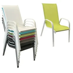 Happy Garden Stoel MARBELLA - Groen - Aluminium