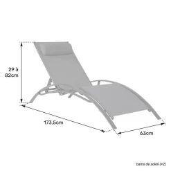 Happy Garden Transat GALAPAGOS - Wit - Aluminium