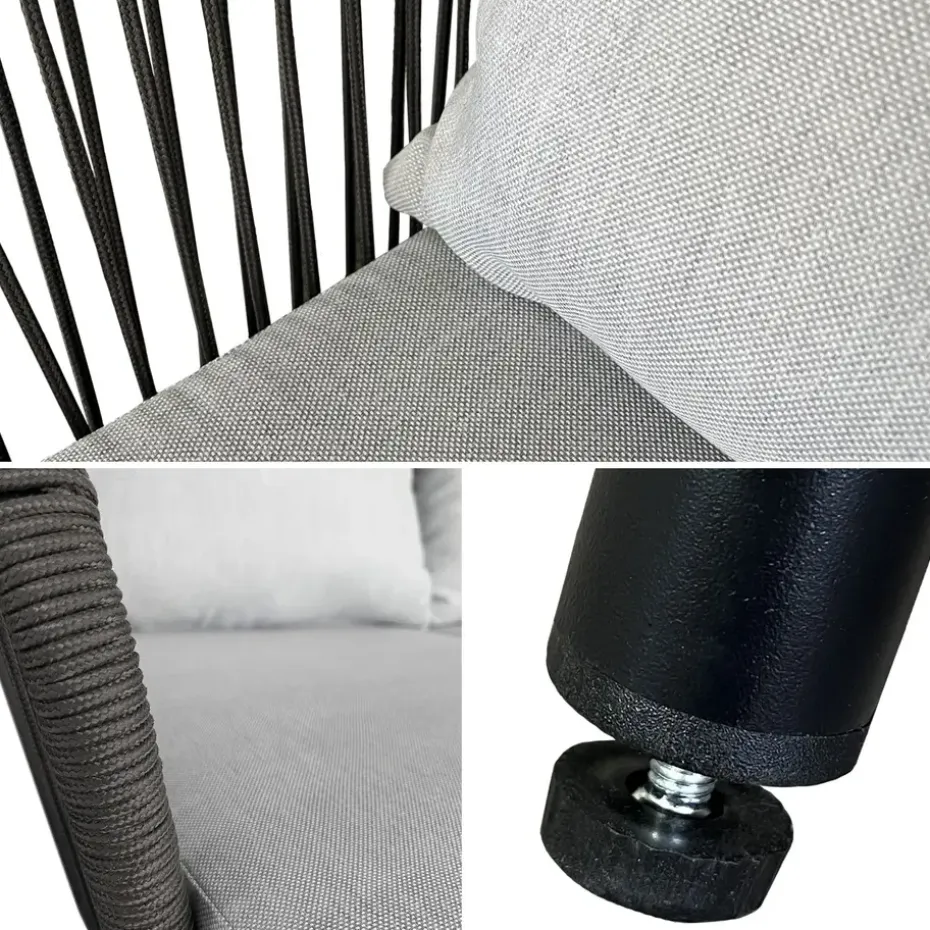 Happy Garden Tuinmeubilair OUVÉA - Grijs - Touw