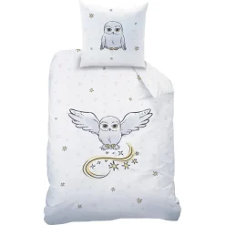 Harry Potter Dekbedovertrek Owl - Eenpersoons - 140 x 200 cm - Katoen