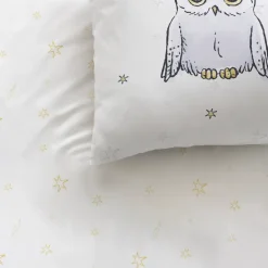 Harry Potter Dekbedovertrek Owl - Eenpersoons - 140 x 200 cm - Katoen