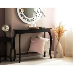 HARTFORD - Consoletafel - Zwart - MDF