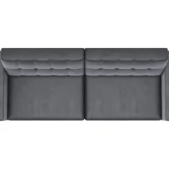 Hartford - 3-zits slaapbank in antraciet fluweel