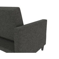 Hartford - 3-zits slaapbank in antraciet stof