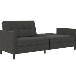 Hartford - 3-zits slaapbank in antraciet stof
