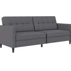 Hartford - 3-zits slaapbank in grijs stof