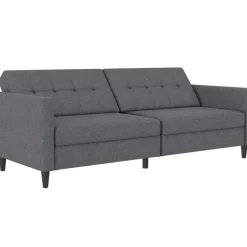 Hartford - 3-zits slaapbank in grijs stof