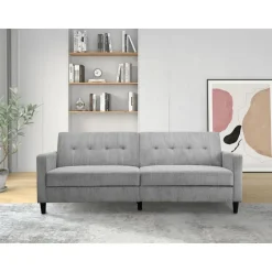 Hartford II - 3-zits slaapbank grijs stof