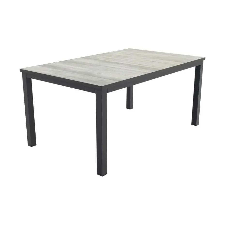 Hartman Comino dining tuintafel 163x105 cm. - Keramiek/Grijs