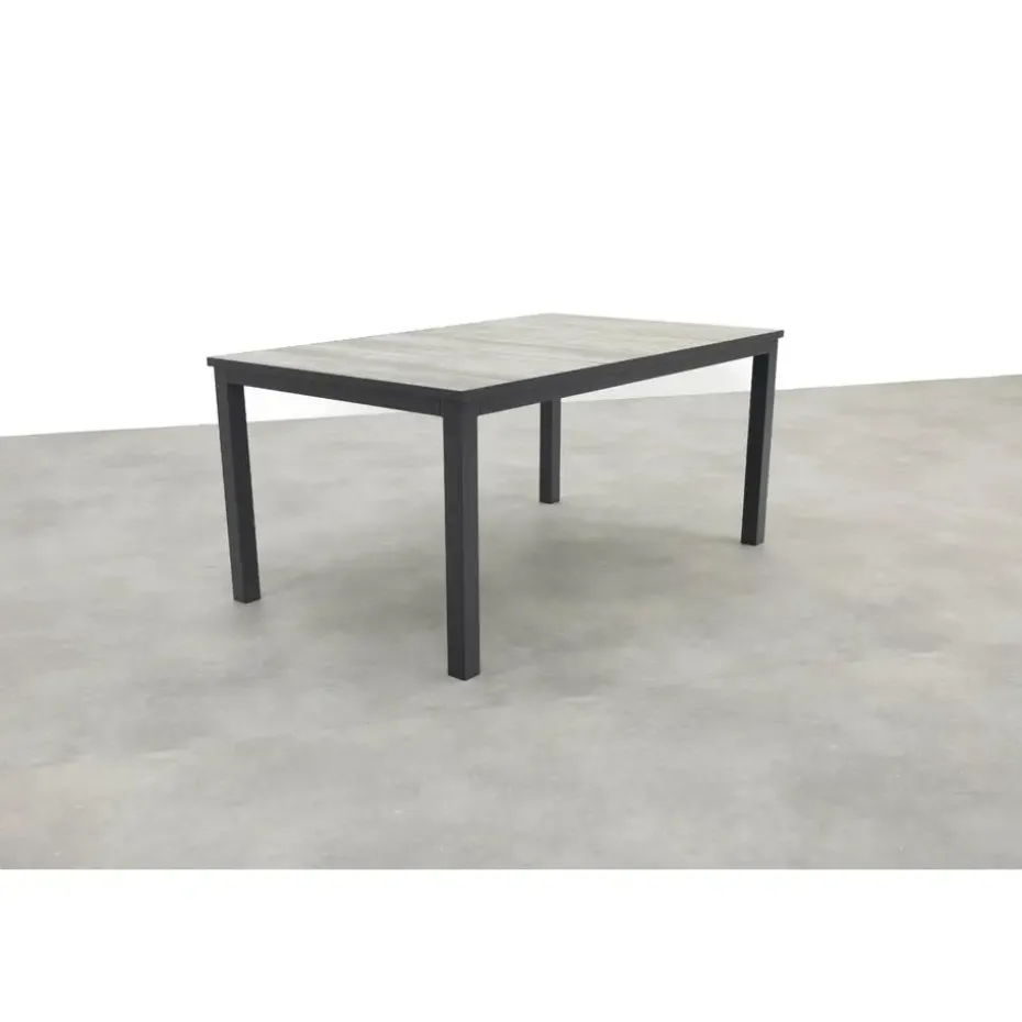 Hartman Comino dining tuintafel 163x105 cm. - Keramiek/Grijs