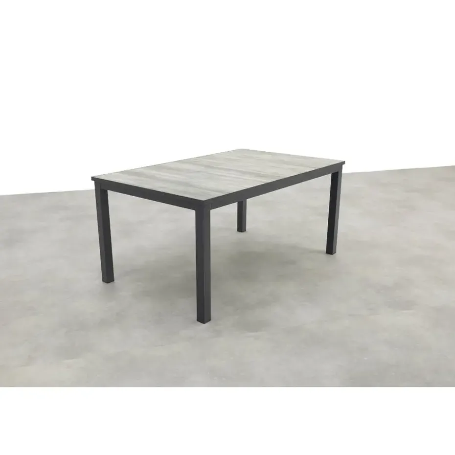 Hartman Comino dining tuintafel 163x105 cm. - Keramiek/Grijs