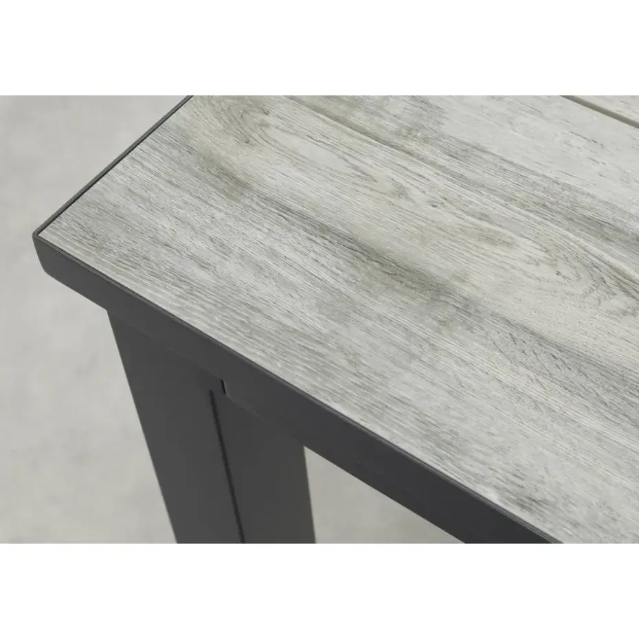 Hartman Comino dining tuintafel 223x105 cm. - Keramiek/Grijs