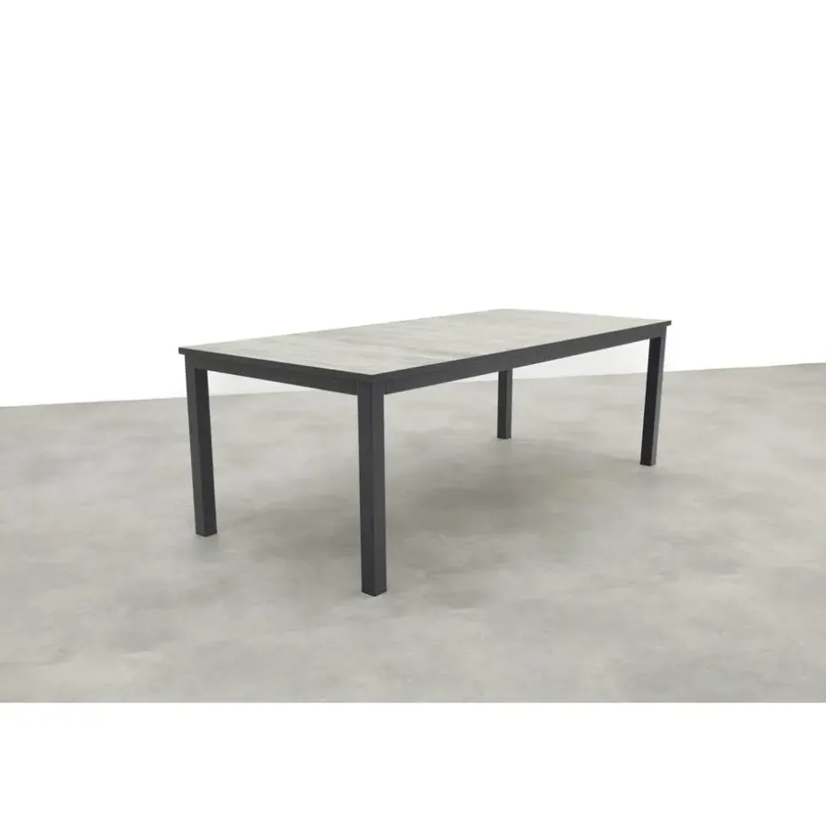 Hartman Comino dining tuintafel 223x105 cm. - Keramiek/Grijs