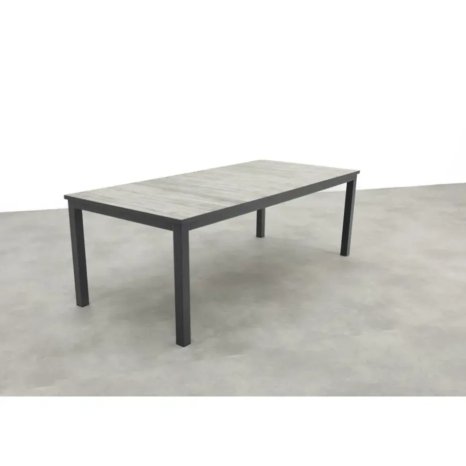 Hartman Comino dining tuintafel 223x105 cm. - Keramiek/Grijs