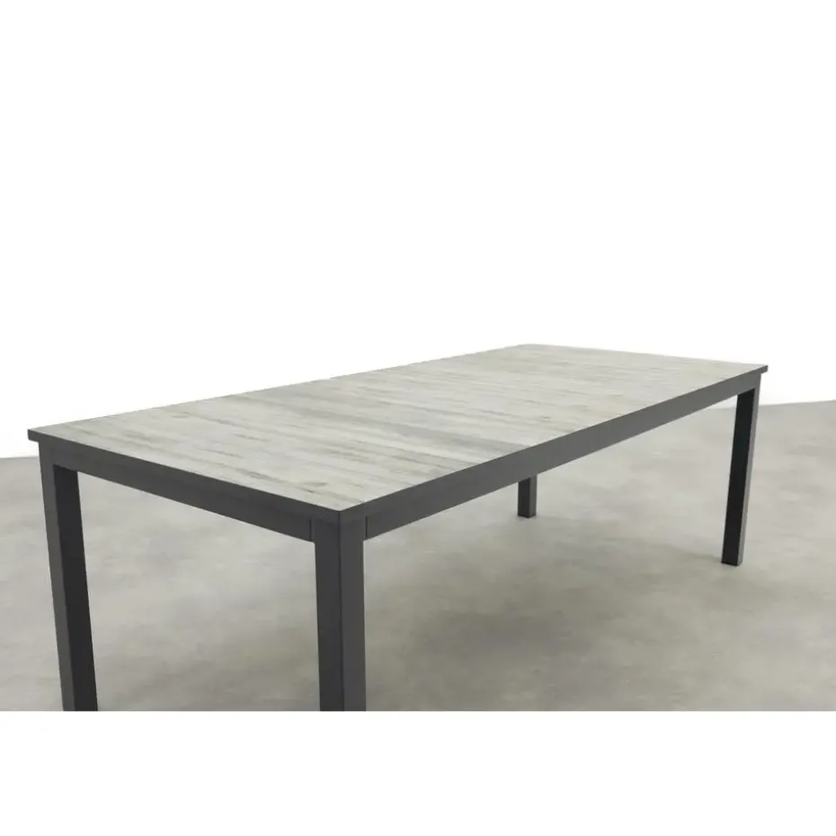 Hartman Comino dining tuintafel 223x105 cm. - Keramiek/Grijs