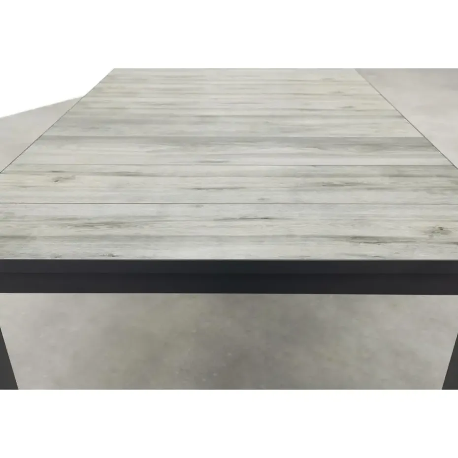 Hartman Comino dining tuintafel 223x105 cm. - Keramiek/Grijs