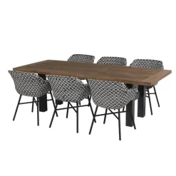 Hartman Delphine dining stoel white - black