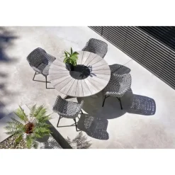 Hartman Delphine dining stoel white - black