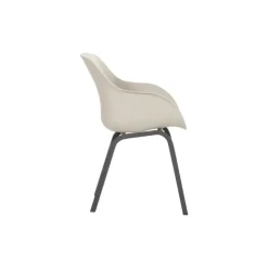 Hartman Le Soleil Element dining armstoel - Soft Taupe/Black - 2 st.