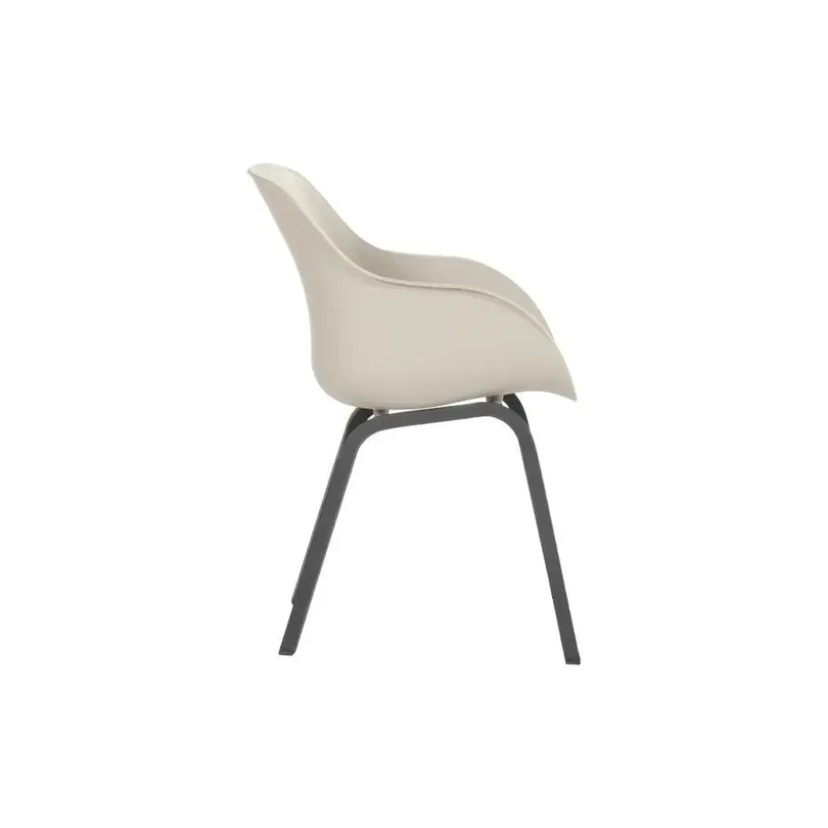 Hartman Le Soleil Element dining armstoel - Soft Taupe/Black - 2 st.