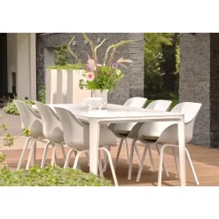 Hartman Le Soleil Element dining armstoel - Cotton white - 4 st.