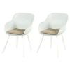 Hartman Le Soleil Element dining armstoel - Cotton white - 2 st.