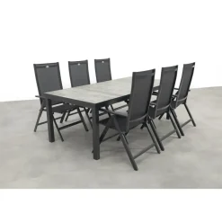 Hartman Napoli/Comino verstelbare tuinset (7-delig) - 223x105 cm