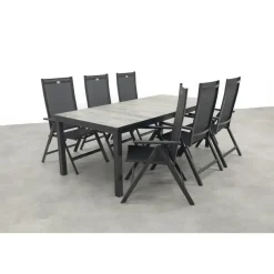 Hartman Napoli/Comino verstelbare tuinset (7-delig) - 223x105 cm
