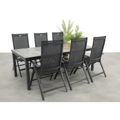 Hartman Napoli/Comino verstelbare tuinset (7-delig) - 223x105 cm