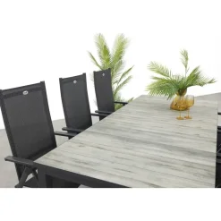Hartman Napoli/Comino verstelbare tuinset (7-delig) - 223x105 cm