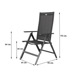 Hartman Napoli/Comino verstelbare tuinset (7-delig) - 223x105 cm