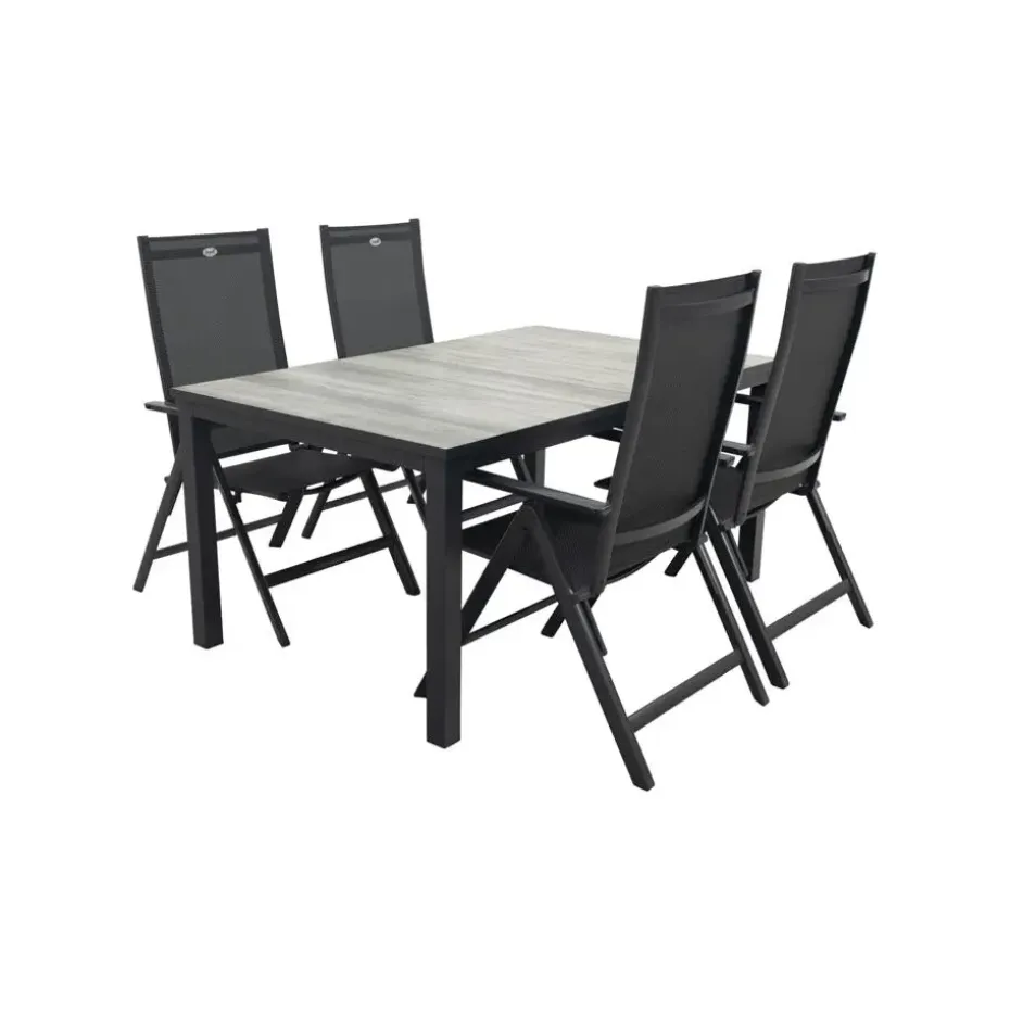 Hartman Napoli/Comino verstelbare tuinset (5-delig) - 163x105 cm