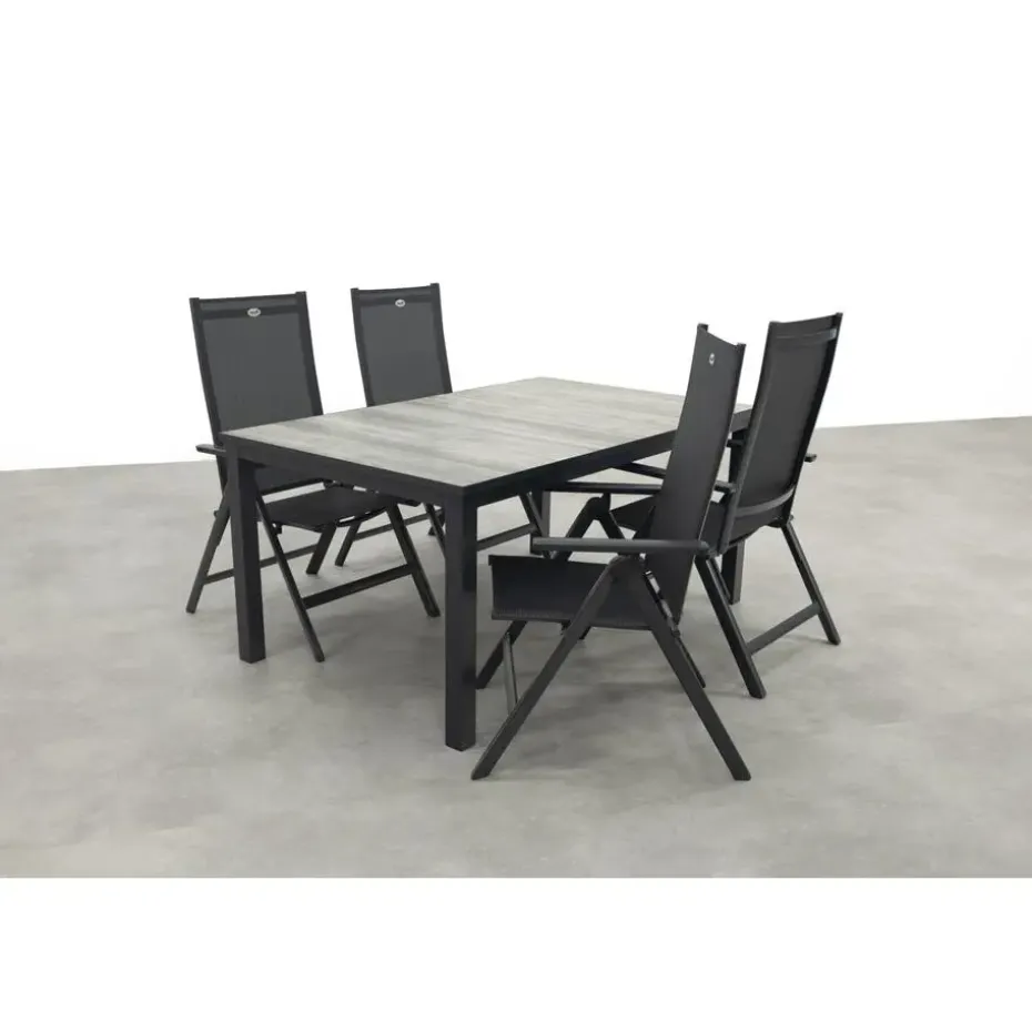 Hartman Napoli/Comino verstelbare tuinset (5-delig) - 163x105 cm