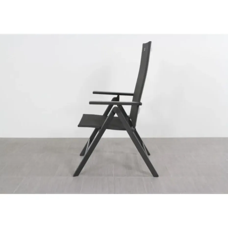 Hartman Napoli/Kings tuinset antraciet - 220x100 cm