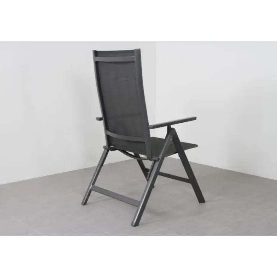 Hartman Napoli/Kings tuinset antraciet - 220x100 cm