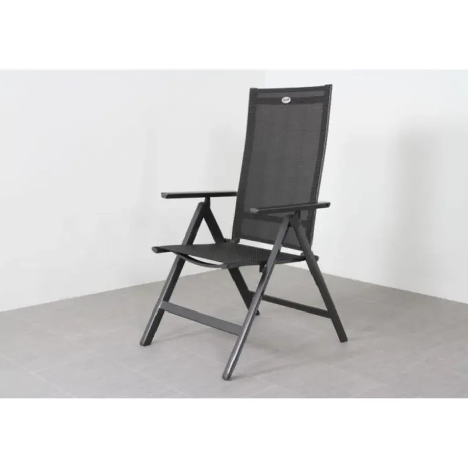 Hartman Napoli/Kings tuinset antraciet - 220x100 cm