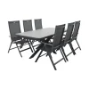 Hartman Napoli/Montreal verstelbare tuinset (7-delig) - 200-260x100 cm