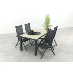 Hartman Napoli/Nola verstelbare tuinset 160x90 cm
