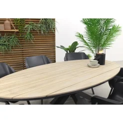 Hartman Sophie Element - Xerix/GI Edison 220 tafel - ovale tuinset