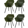 Hartman Sophie Element dining armstoel- moss groen - 4 st.