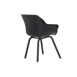 Hartman Sophie Element dining armstoel- Carbon black - 4 st.