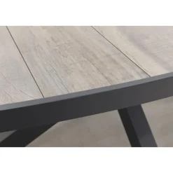 Hartman Sophie/Silva houtlook 240x115 cm. ovale tuinset - 7-delig